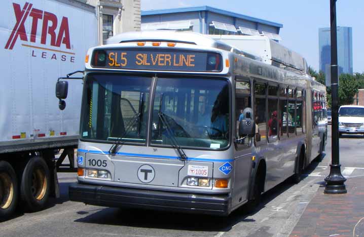 MBTA Boston Neoplan AN460LF Silver Line 1005